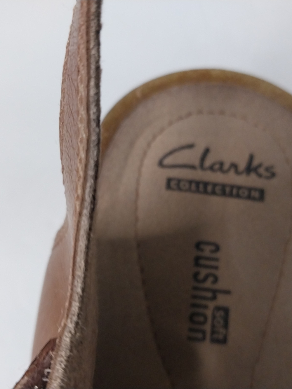 Clarks Women’s Brown Leather Multi-Strap Slingback Sandals - Picture 5 of 8